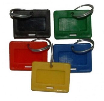 Coloured Key Tags Long or Short