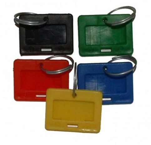 Coloured Key Tags Long or Short