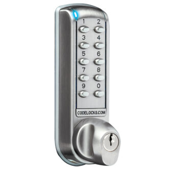 Electronic Slam Shut Lock with Key Override
