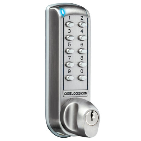 Electronic Slam Shut Lock with Key Override