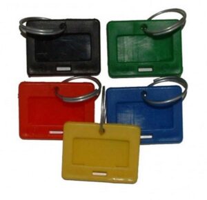 Key Tags Short or Long for Use With All Hook Bar Key Cabinets