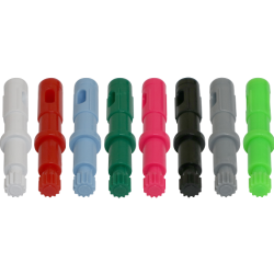 Access Pegs_x1 Row colour range flat ended release pegs - Copy